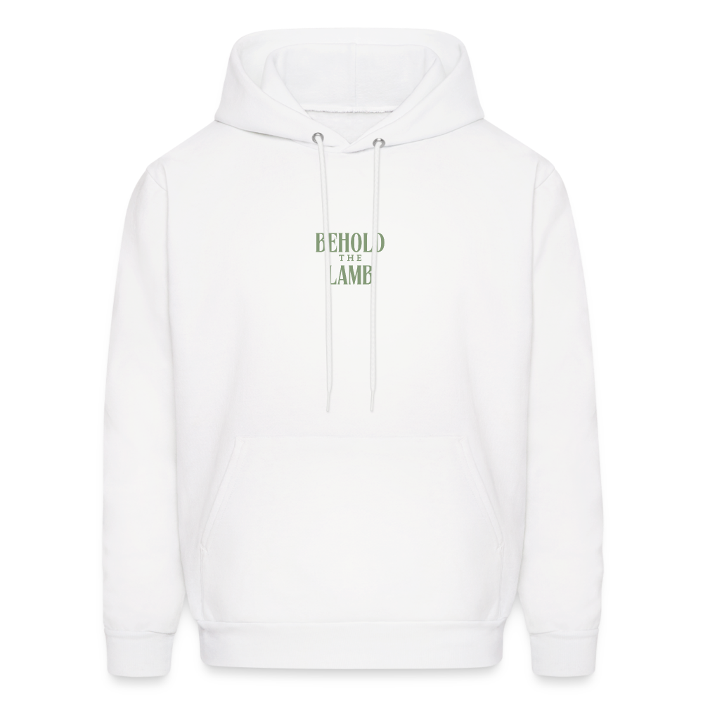 "Behold The Lamb" Hoodie - white