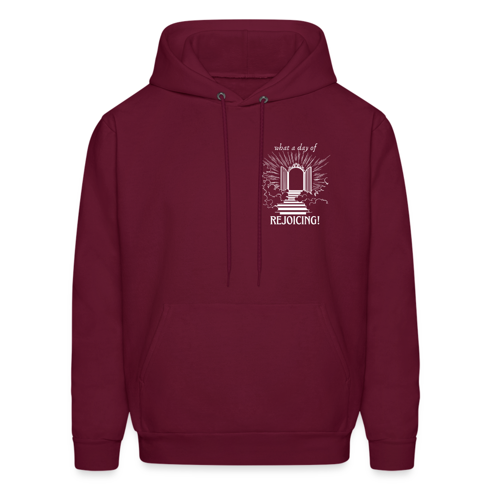 Rejoice Hoodie - burgundy