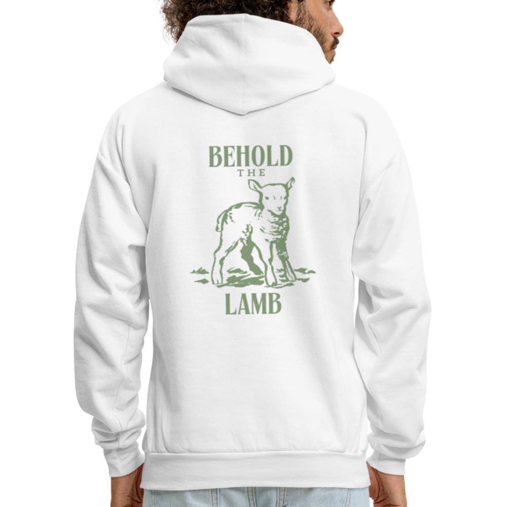 "Behold The Lamb" Hoodie - white